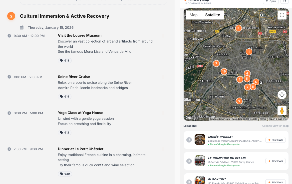 Interactive Map Preview